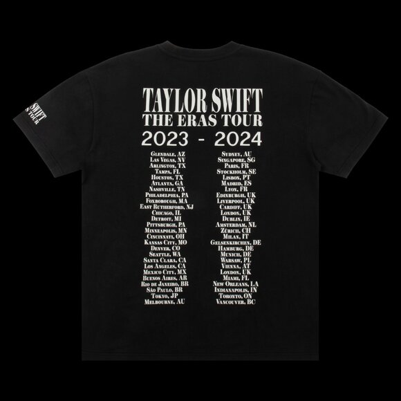 Taylor Swift | THE ERAS TOUR II BLACK T-SHIRT 2023 - 2024 - Picture 3 of 7